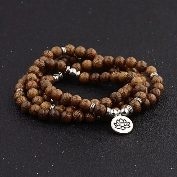 Tibetan mala bracelet for men