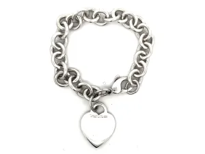 Tiffany & Co. Heart Tag Bracelet in Sterling Silver