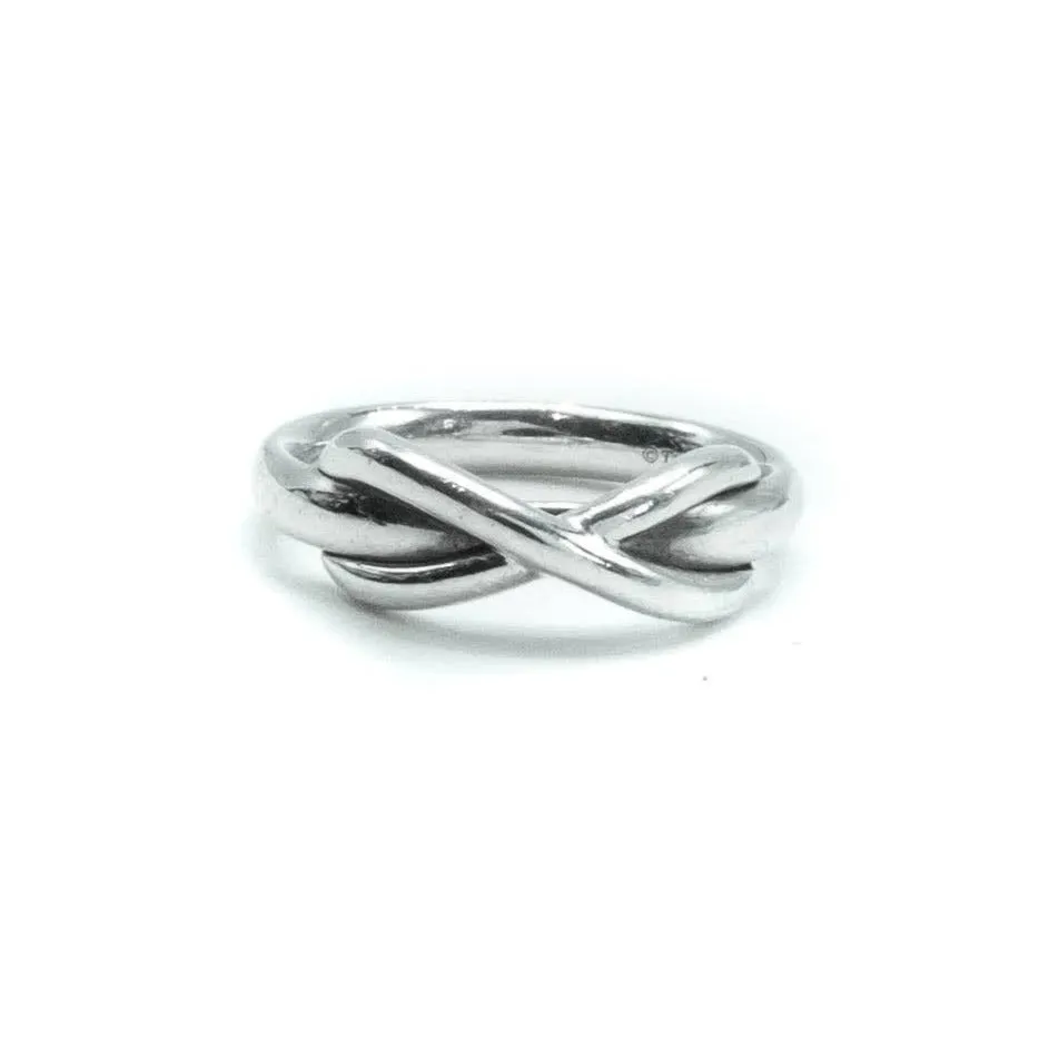 Tiffany & Co Infinity Sterling Silver Ring Size : H