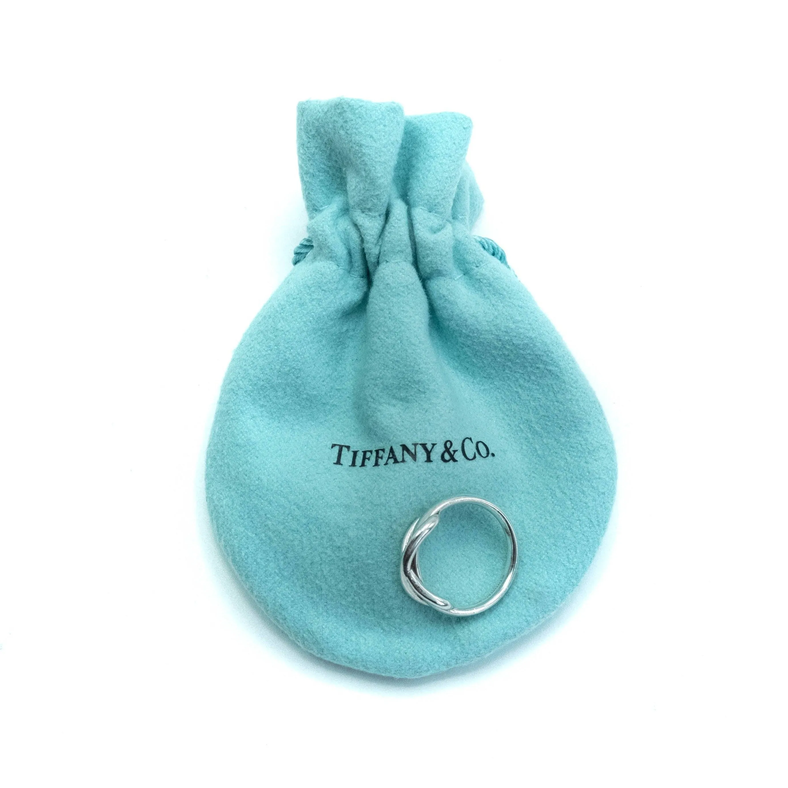 Tiffany & Co Infinity Sterling Silver Ring Size : H