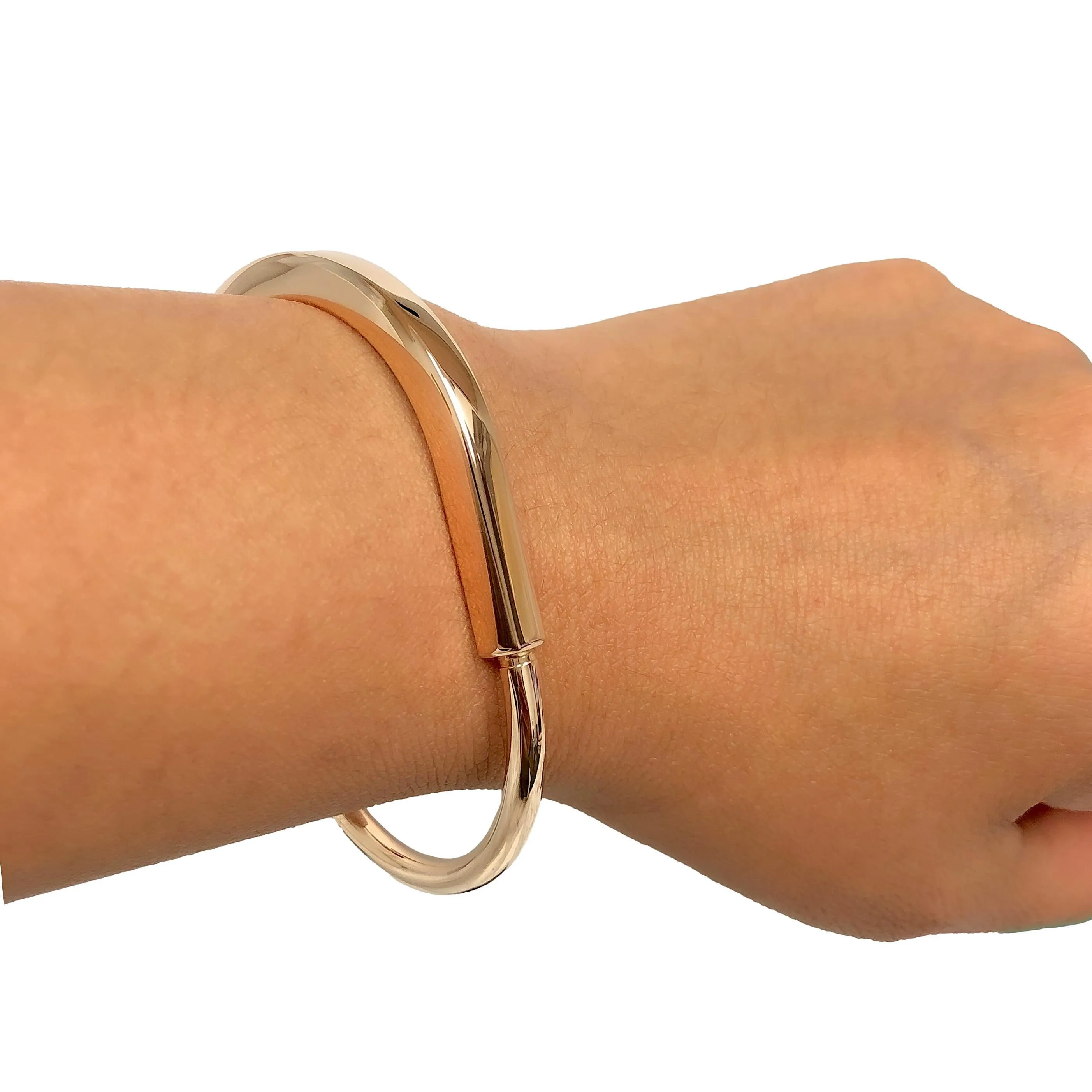 Tiffany & Co. Lock Bracelet in 18K Rose Gold Large
