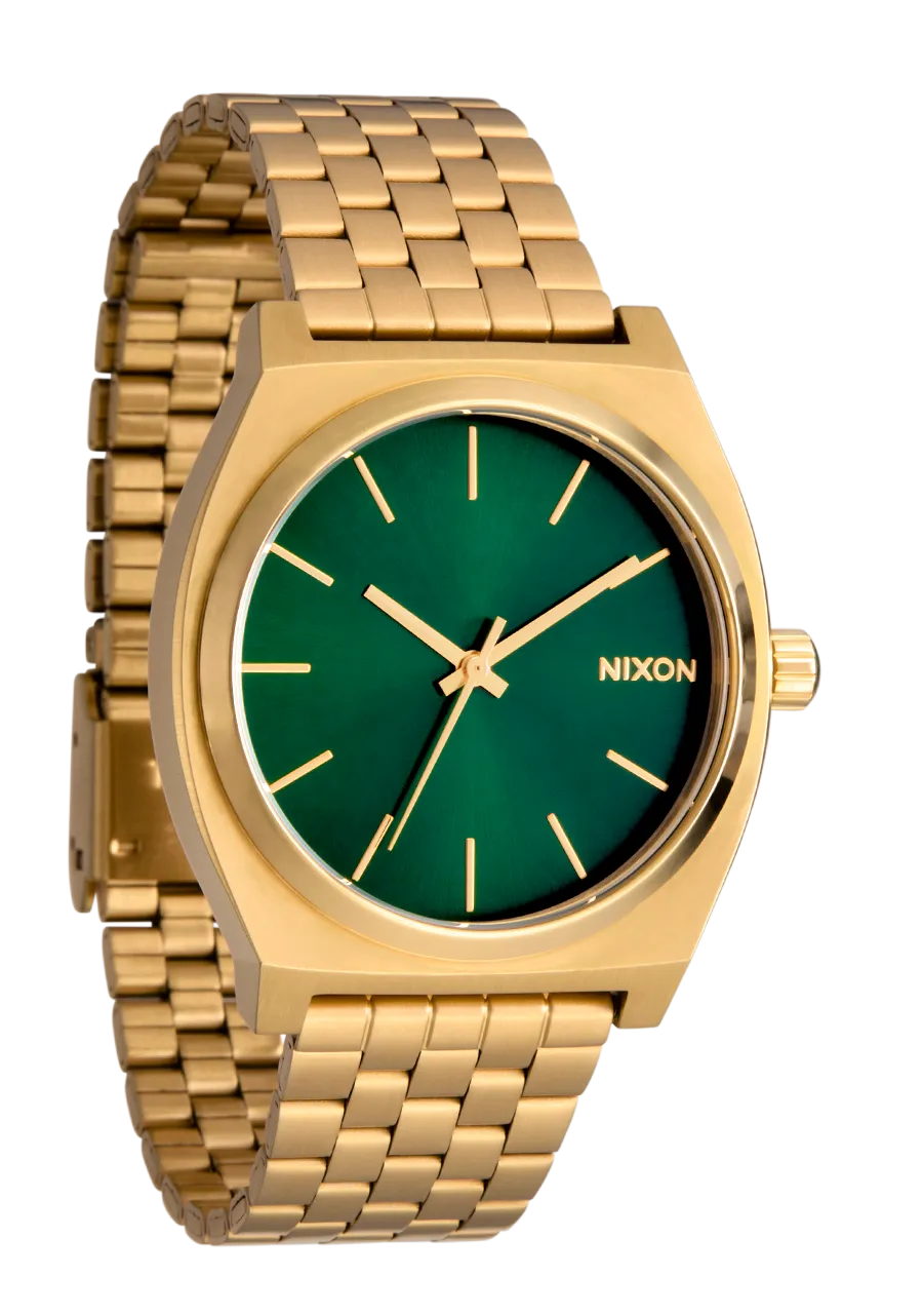 Time Teller - Gold / Green Sunray