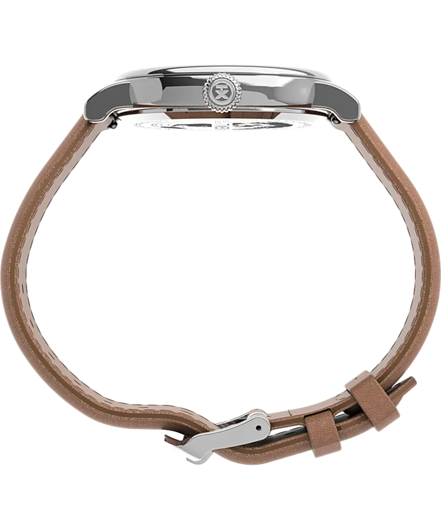 Timex Standard 40mm Leather Strap Watch TW2V27700
