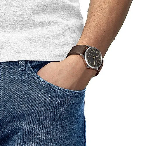 TISSOT HERITAGE 1938 AUTOMATIC COSC ANTHRACITE