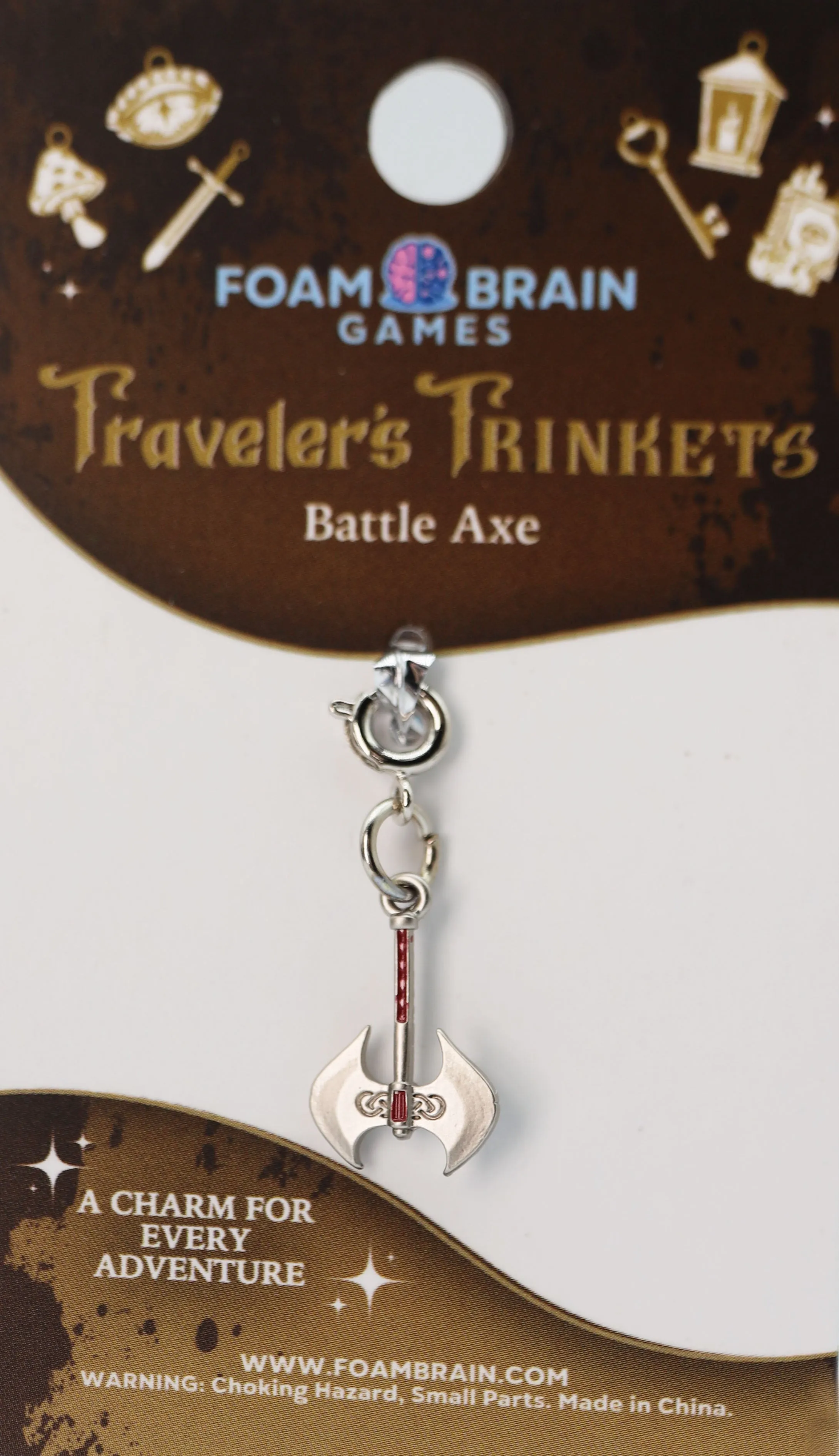 Traveler's Trinkets: Battle Axe Charm