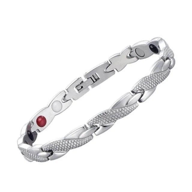 Trendy Interlocked Fashion Hologram Bracelets