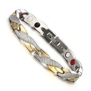 Trendy Interlocked Fashion Hologram Bracelets