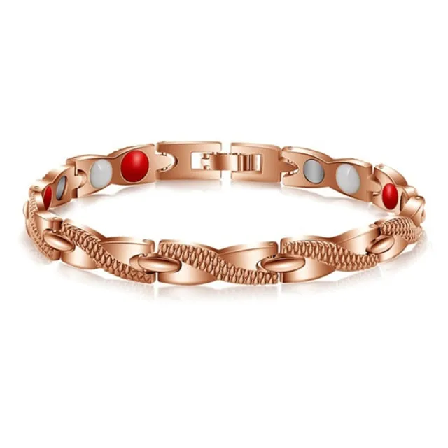 Trendy Interlocked Fashion Hologram Bracelets