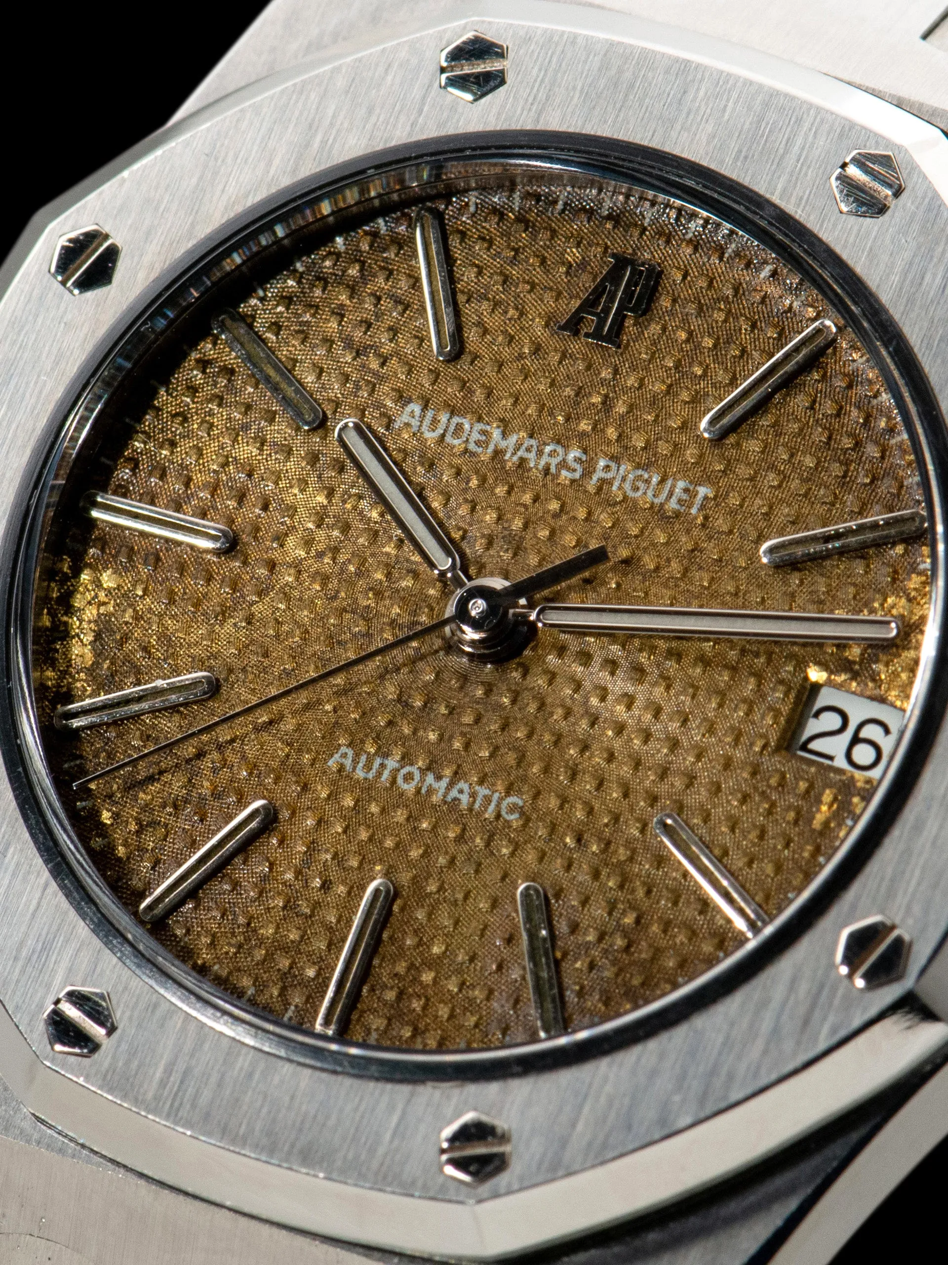 Tropical 1980s Audemars Piguet Royal Oak (Ref. 4100ST) W/ 2021 Service Papers