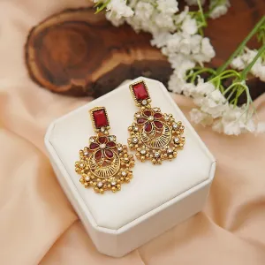 Turkish Copper Gold Earrings