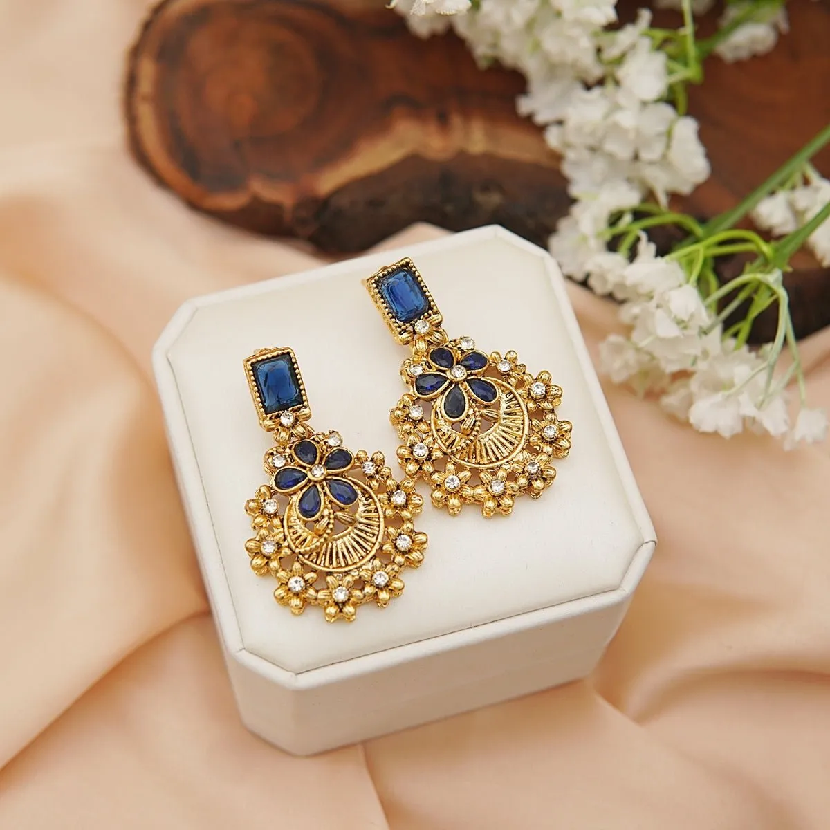 Turkish Copper Gold Earrings