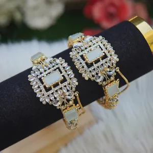 Turkish Gemstone & Zircons Karay Pair