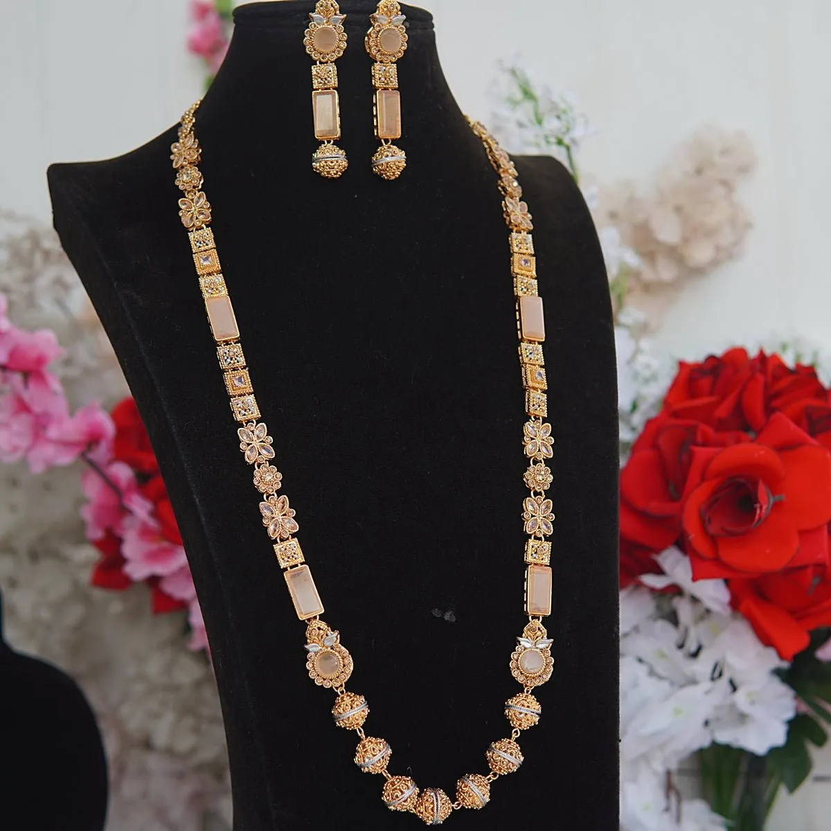 Turkish Gemstones Raj Mala Set