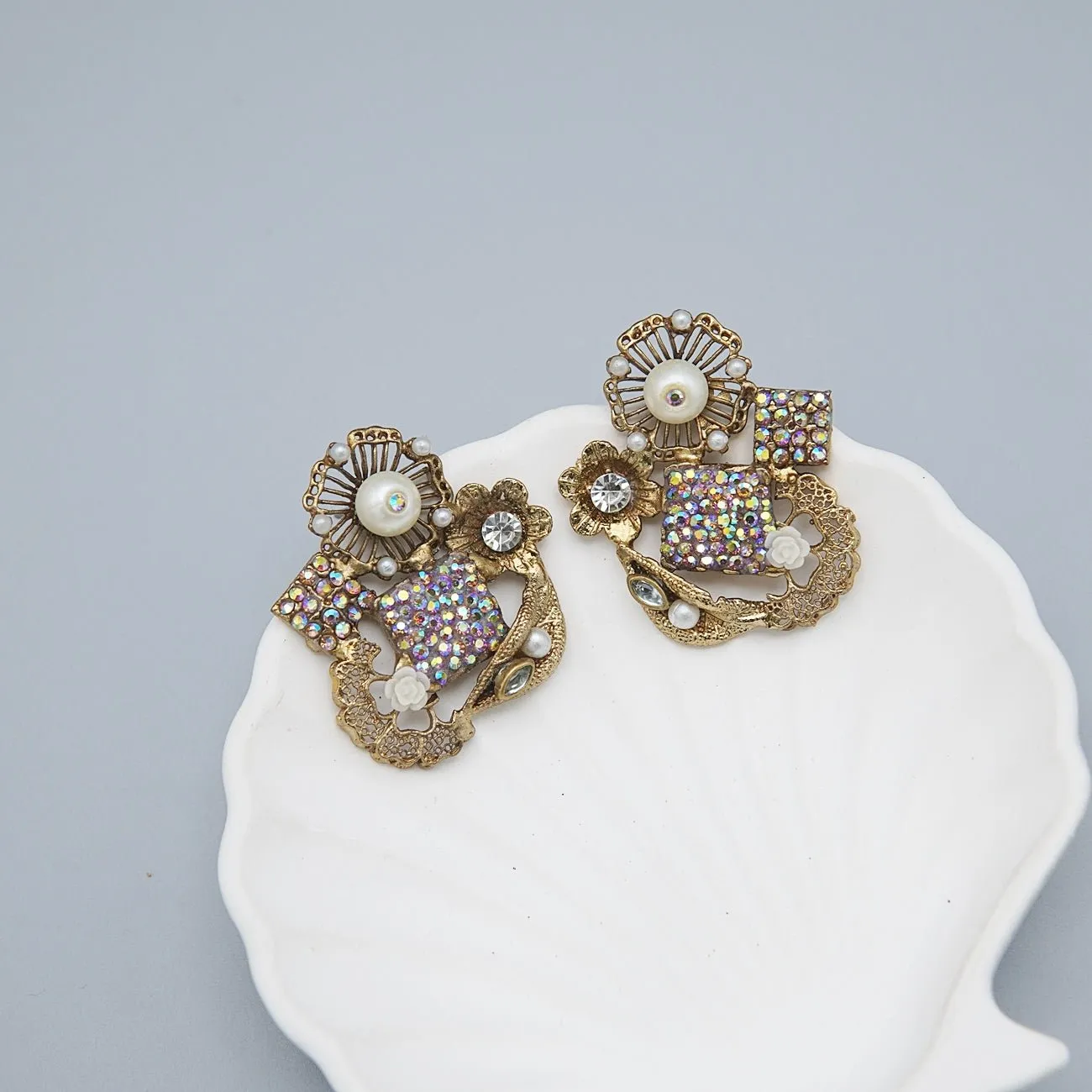 Turkish Gemstones Studded Earrings