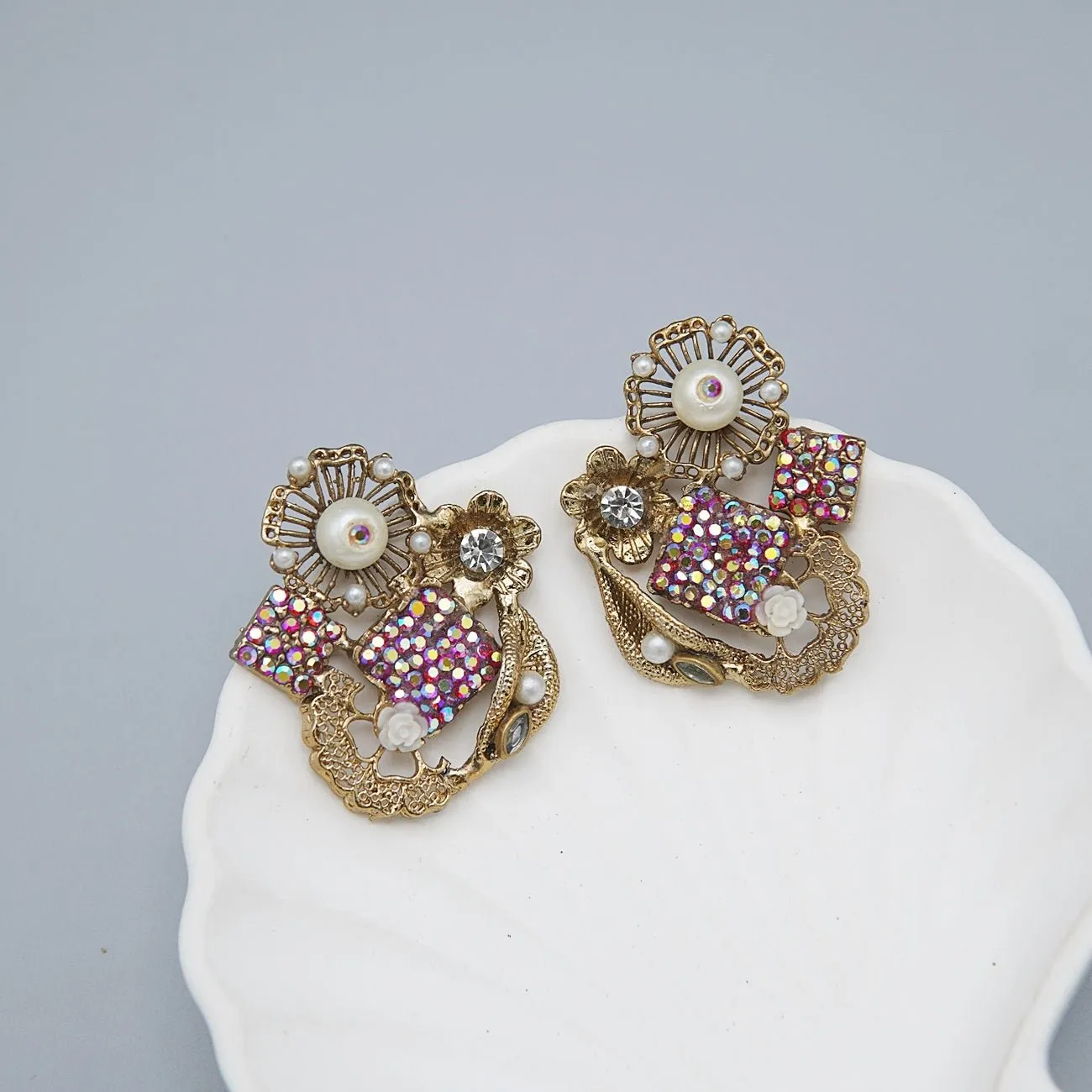 Turkish Gemstones Studded Earrings