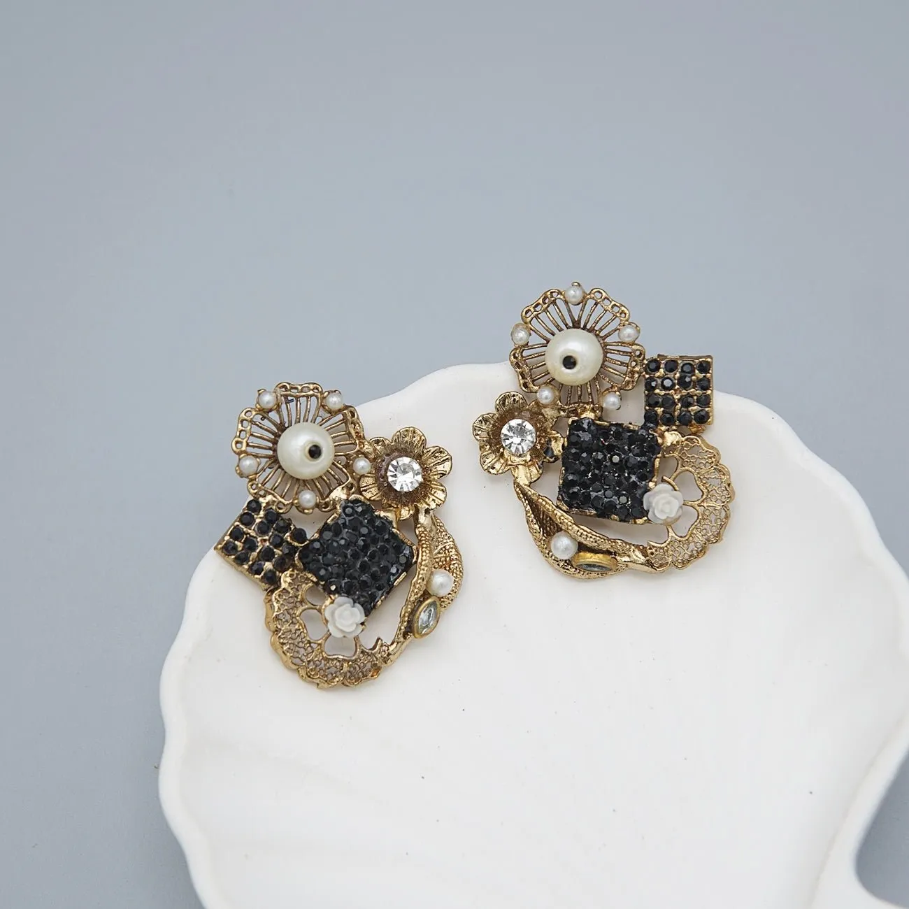 Turkish Gemstones Studded Earrings