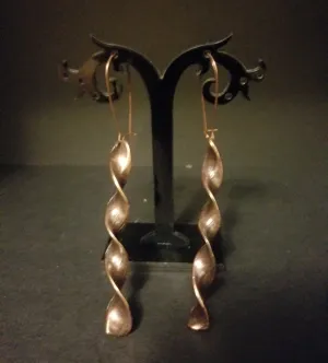 Twirlz Antique Copper Earrings