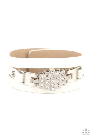Ultra Urban White Paparazzi Bracelet