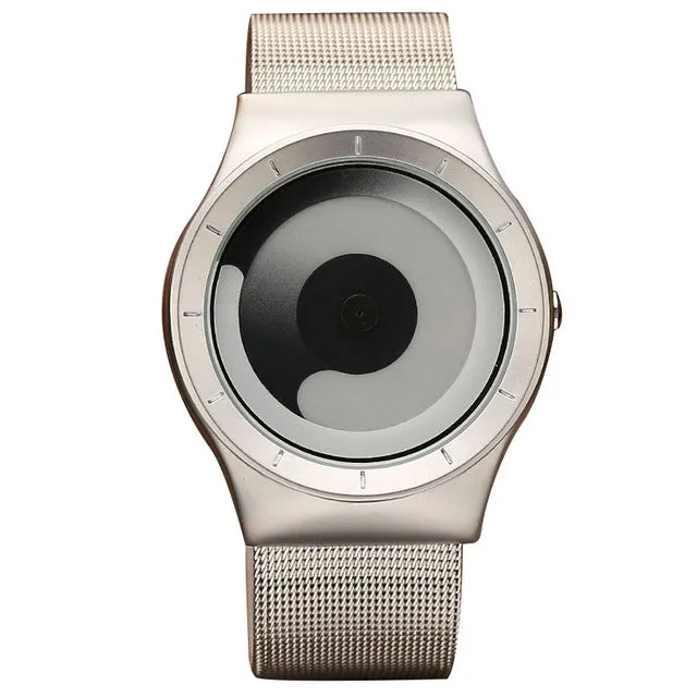Unique Design Couple Watch Turntable Minimalist Creative Watches