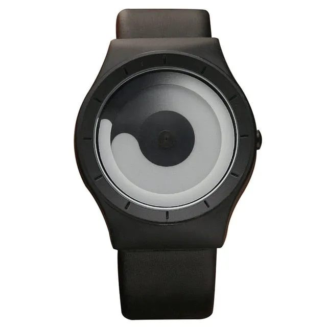 Unique Design Couple Watch Turntable Minimalist Creative Watches