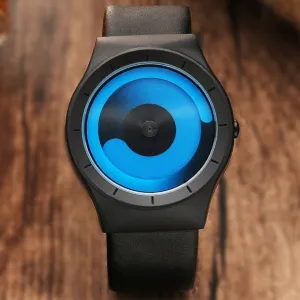 Unique Design Couple Watch Turntable Minimalist Creative Watches