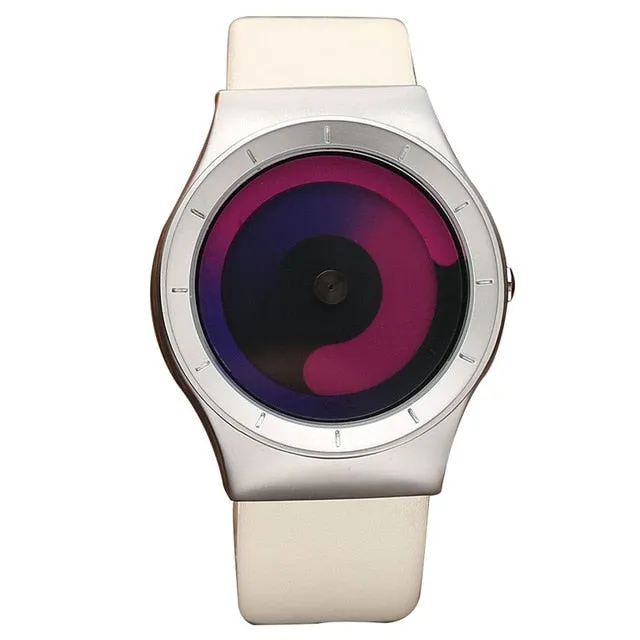 Unique Design Couple Watch Turntable Minimalist Creative Watches
