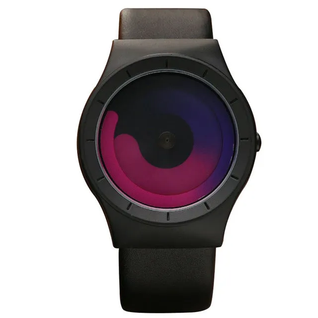 Unique Design Couple Watch Turntable Minimalist Creative Watches