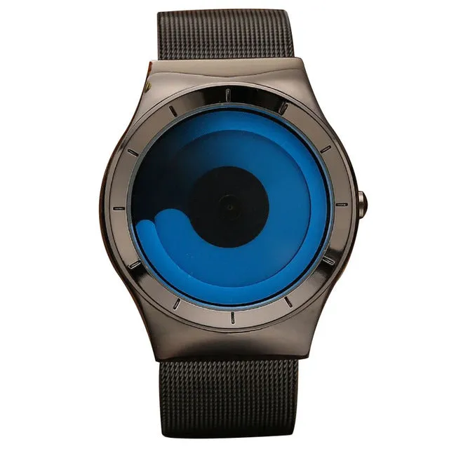 Unique Design Couple Watch Turntable Minimalist Creative Watches