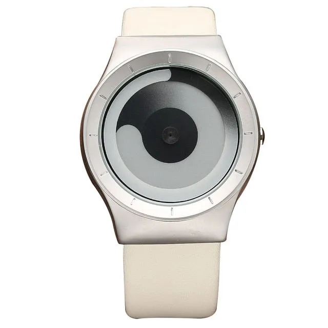 Unique Design Couple Watch Turntable Minimalist Creative Watches