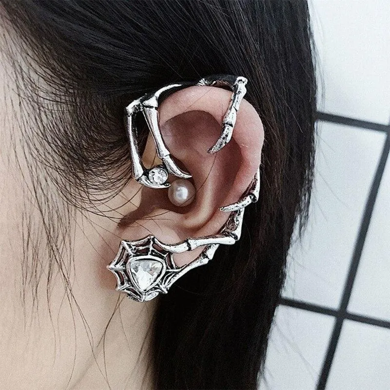 Unleash Your Temptation with the Beauty of Retro Vintage Gothic Metal Ear Cuff Clip Wrap Earring