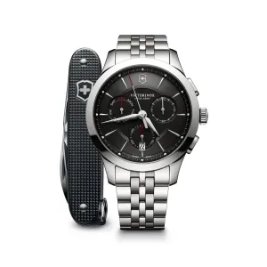 Victorinox Alliance Chronograph Black Dial Men's Watch