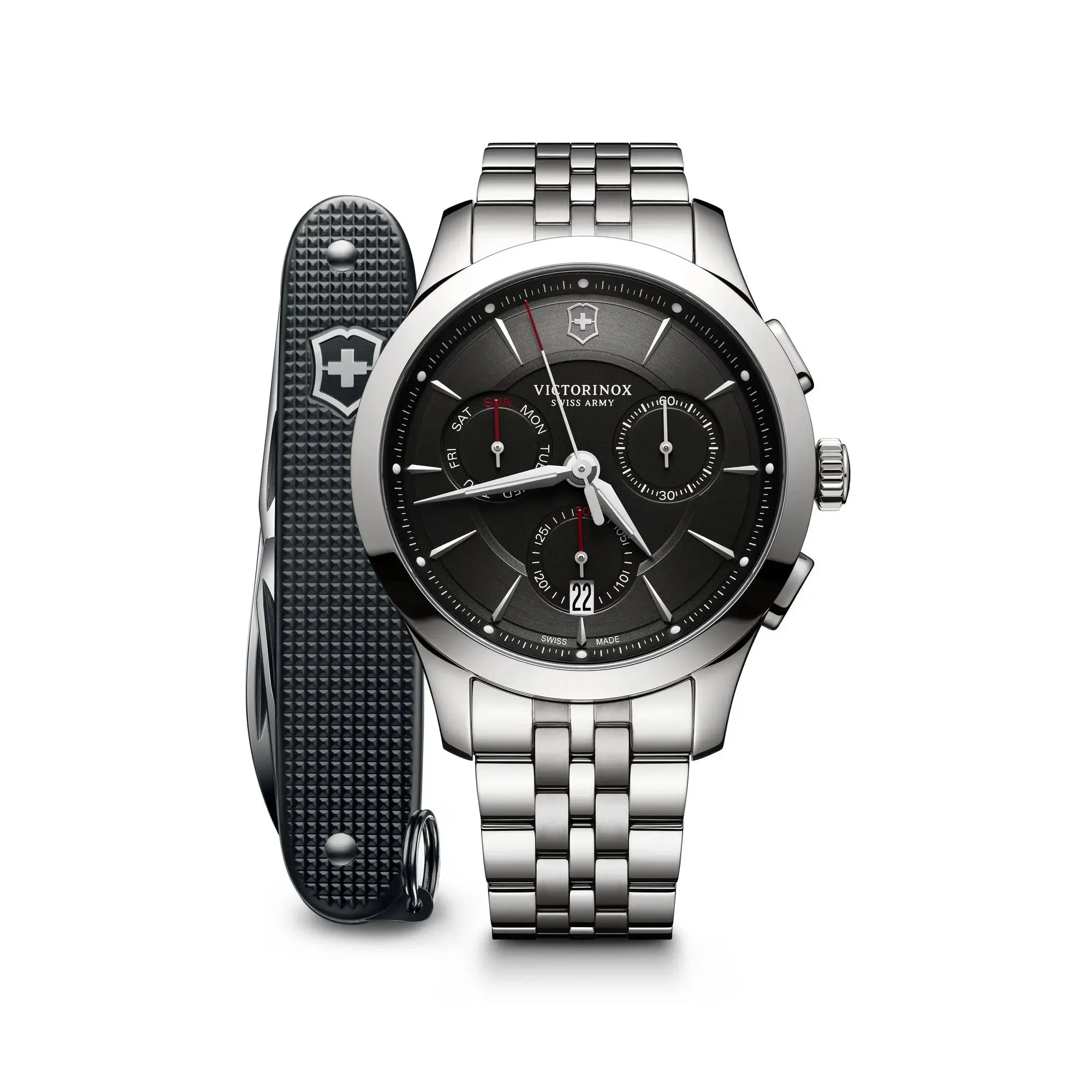 Victorinox Alliance Chronograph Black Dial Men's Watch