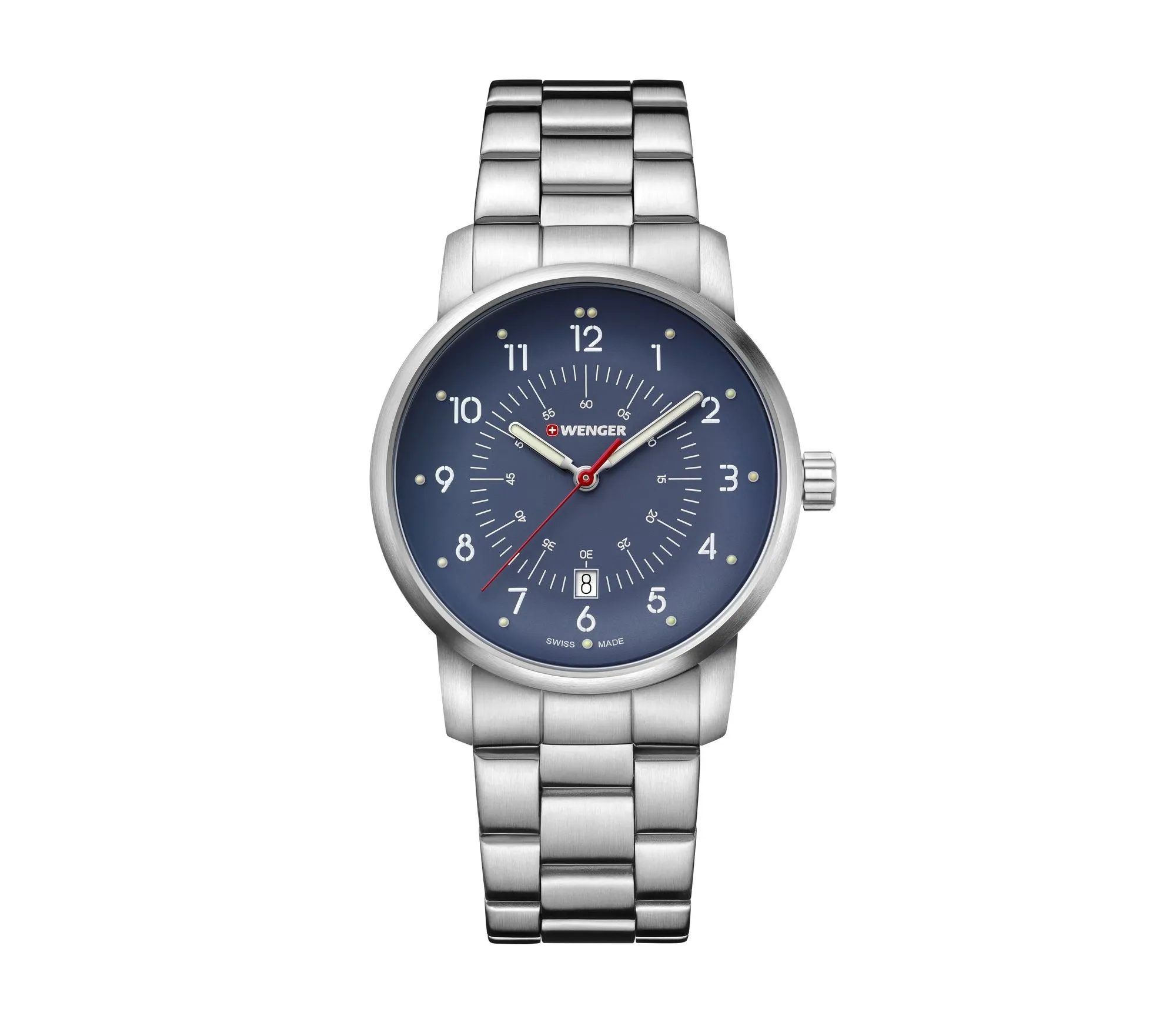 Wenger Avenue 42 Blue Dial Bracelet Men's Watch