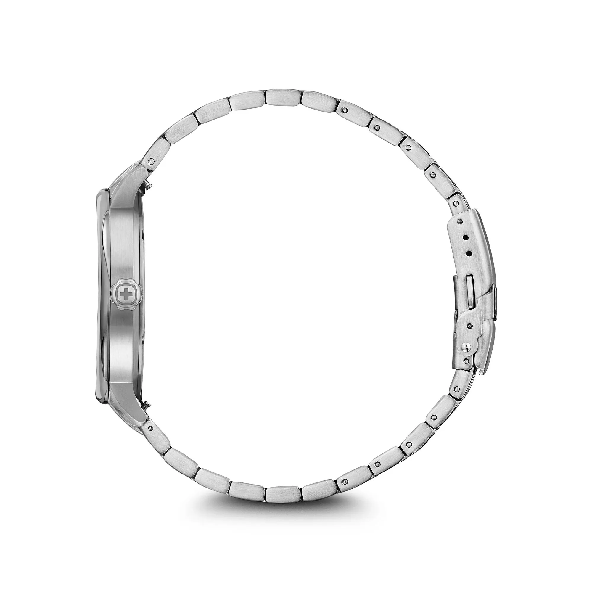 Wenger Urban Classic 40 Black Dial Bracelet Men's Watch
