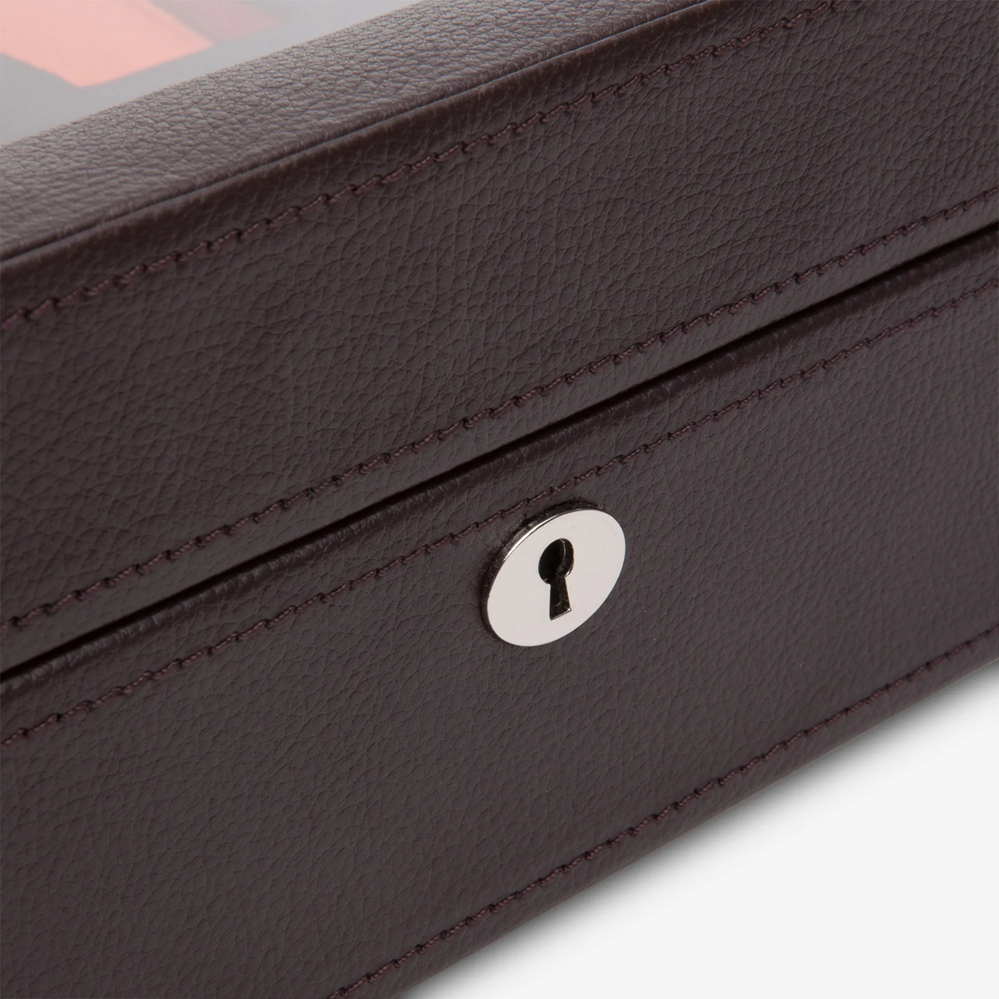 Wolf 1834 Windsor Brown Leather 15 Piece Watch Box 458506