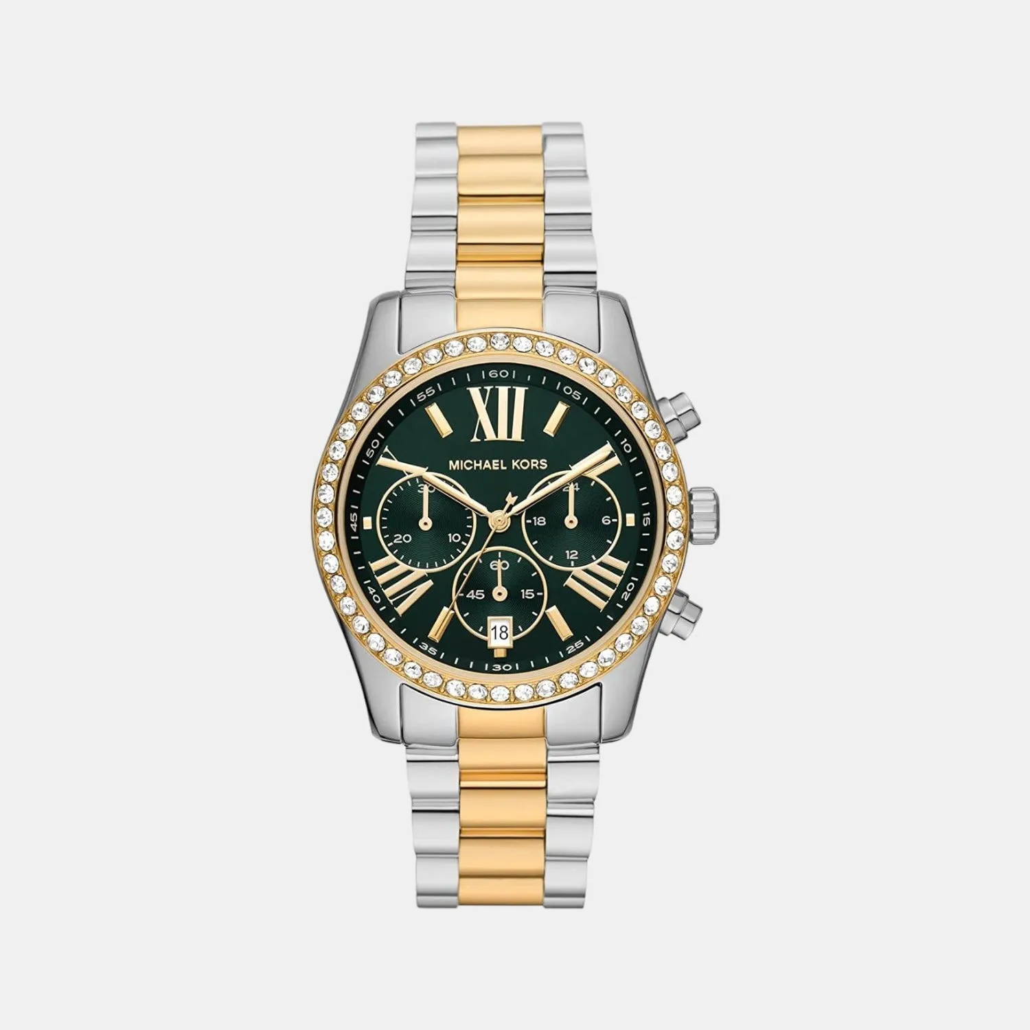 Women's Green Stainless Steel Chronograph Watch MK7303
