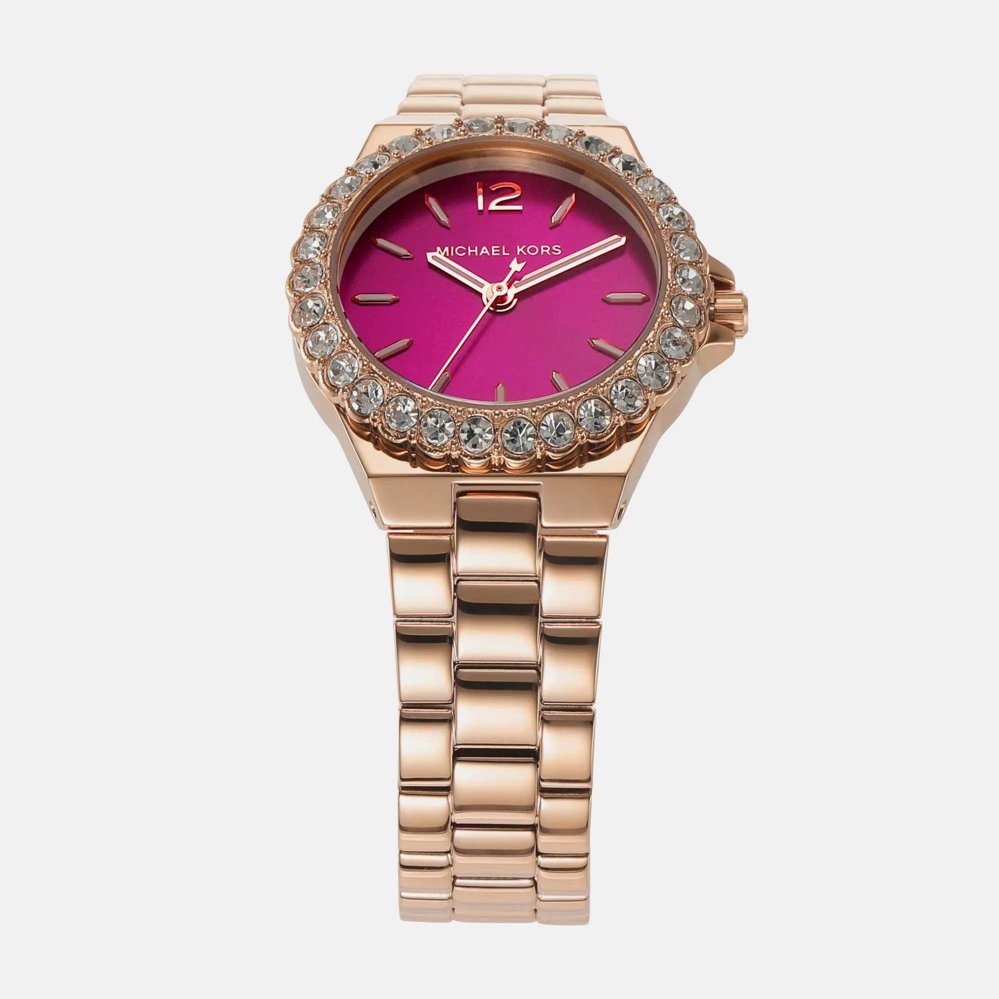 Women's Lennox Three-Hand Rose Gold-Tone Stainless Steel Watch MK7396