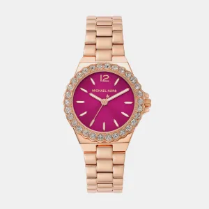 Women's Lennox Three-Hand Rose Gold-Tone Stainless Steel Watch MK7396