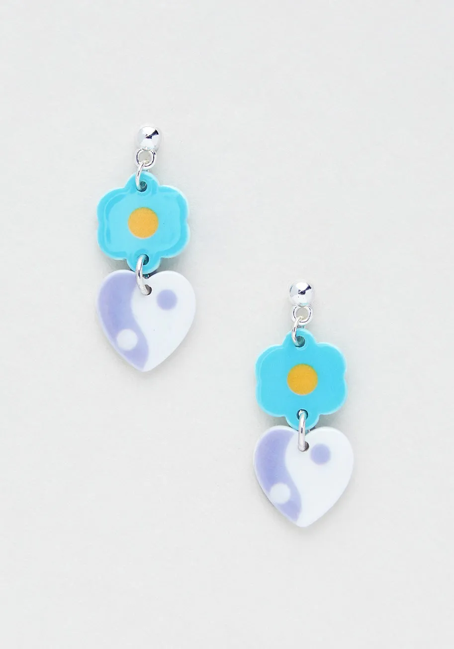 Yin-Yang Love Thang Dangle Earrings