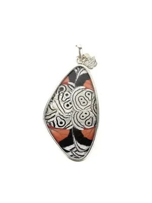 Yolanda Ormachea Large Butterfly Wing Pendant