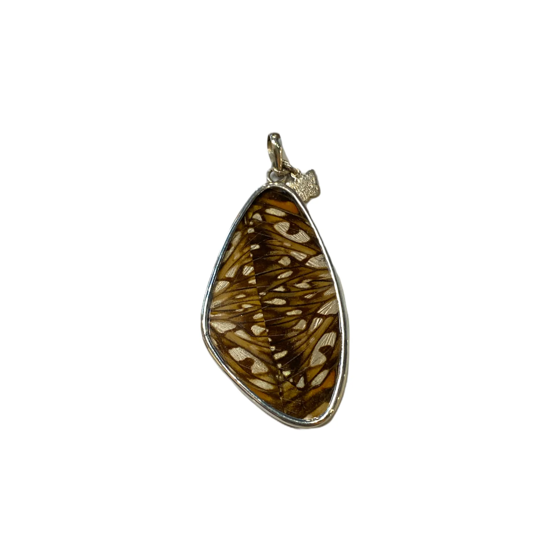 Yolanda Ormachea Large Butterfly Wing Pendant
