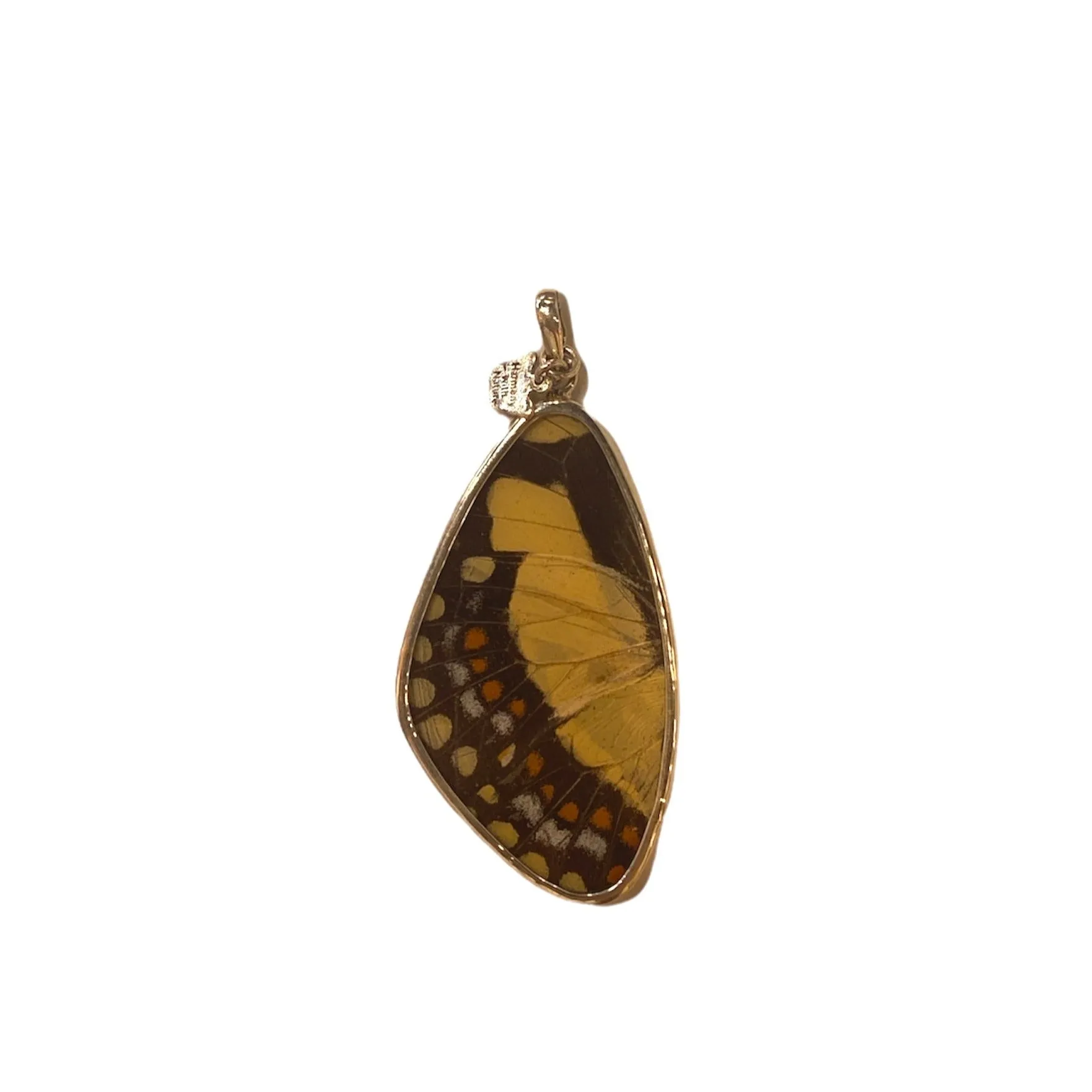 Yolanda Ormachea Large Butterfly Wing Pendant