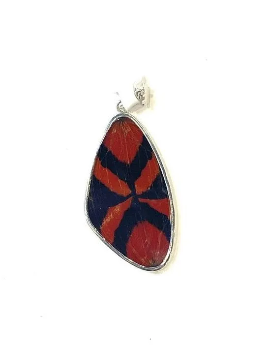 Yolanda Ormachea Large Butterfly Wing Pendant