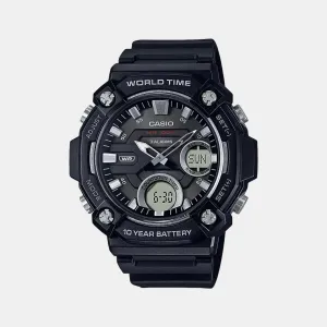 Youth Unisex Analog-Digital Resin Watch AD262 - AEQ-120W-1AVDF